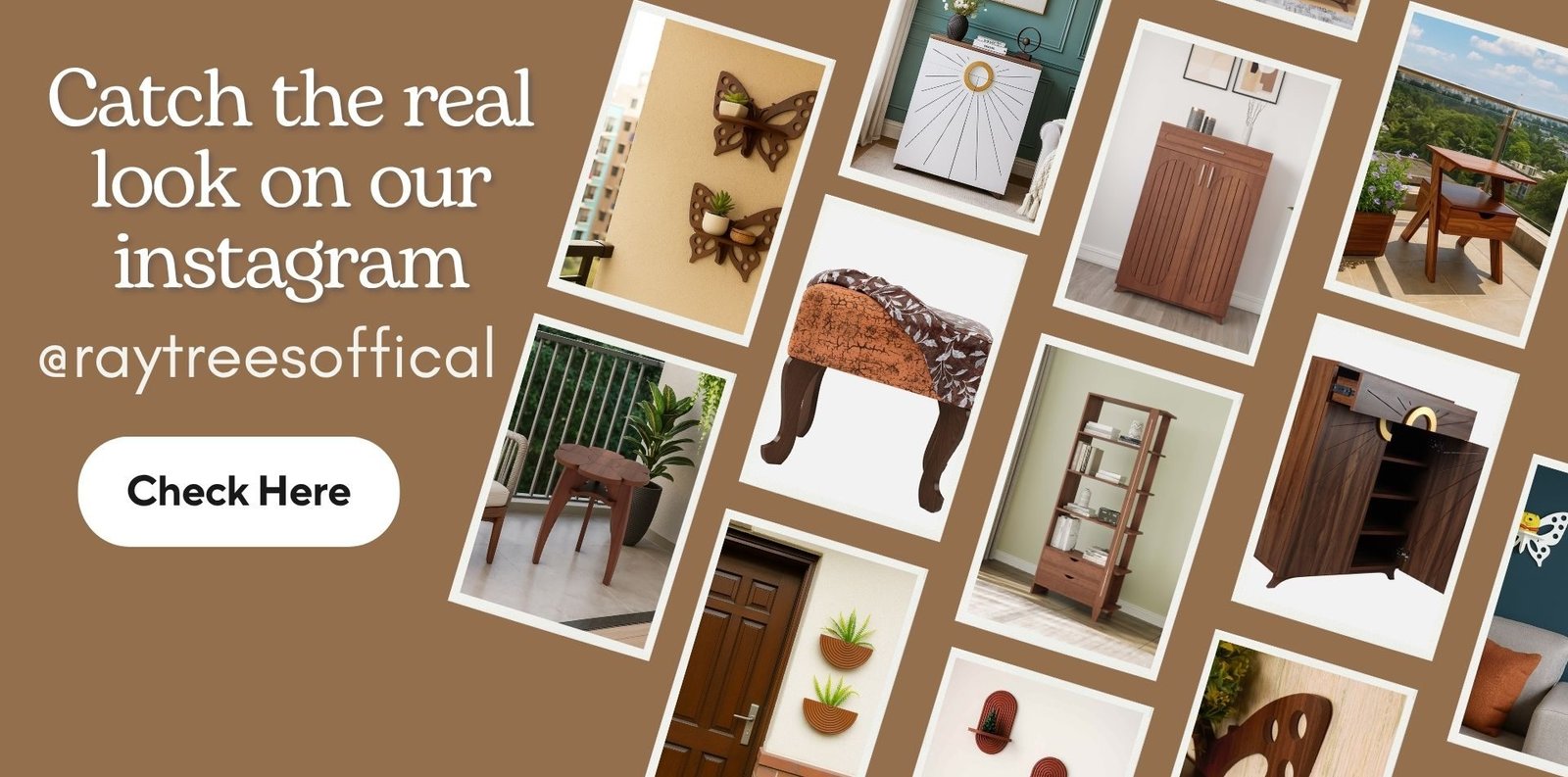 Beige White Modern Furniture Pitch Deck Presentation